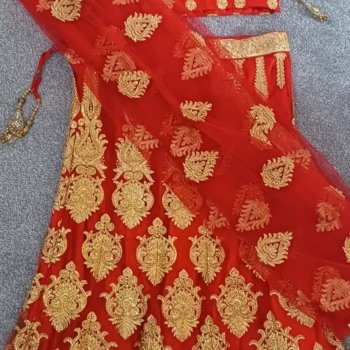 Red Lehenga wedding