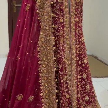 Heavy zeeshan danish inspired bridal dress
