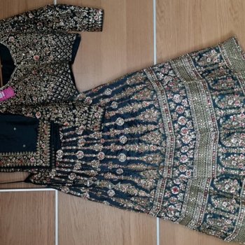 heavily embroidered lehengha