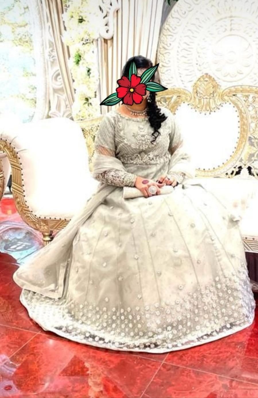 Light Grape Mexi Bridal / Party Dress